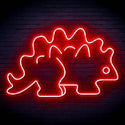 ADVPRO Stegosaurus Dinosaur Ultra-Bright LED Neon Sign fn-i4093 - Red