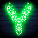 ADVPRO Origami Deer Head Face Ultra-Bright LED Neon Sign fn-i4094 - Golden Yellow