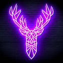 ADVPRO Origami Deer Head Face Ultra-Bright LED Neon Sign fn-i4094 - Purple