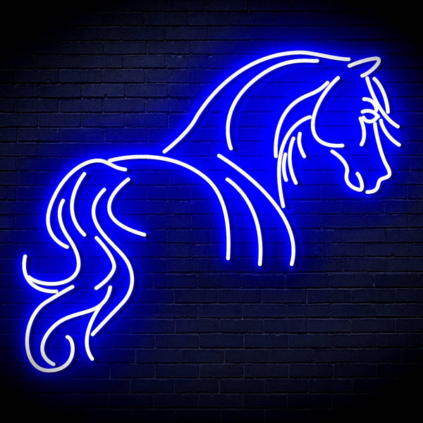 ADVPRO Horse Ultra-Bright LED Neon Sign fn-i4095 - Blue