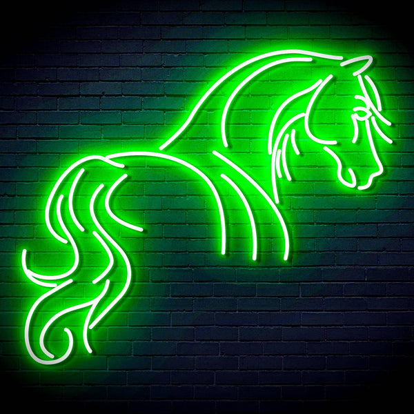 ADVPRO Horse Ultra-Bright LED Neon Sign fn-i4095 - Golden Yellow