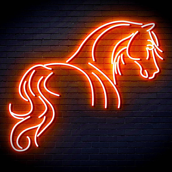 ADVPRO Horse Ultra-Bright LED Neon Sign fn-i4095 - Orange