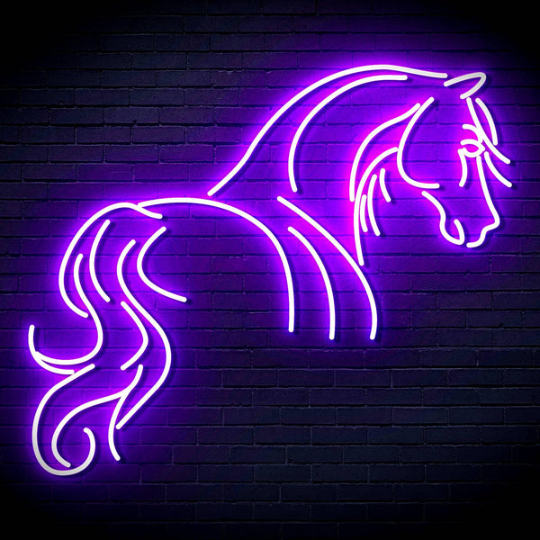 ADVPRO Horse Ultra-Bright LED Neon Sign fn-i4095 - Purple