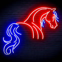 ADVPRO Horse Ultra-Bright LED Neon Sign fn-i4095 - Red & Blue