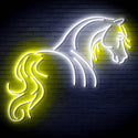 ADVPRO Horse Ultra-Bright LED Neon Sign fn-i4095 - White & Yellow