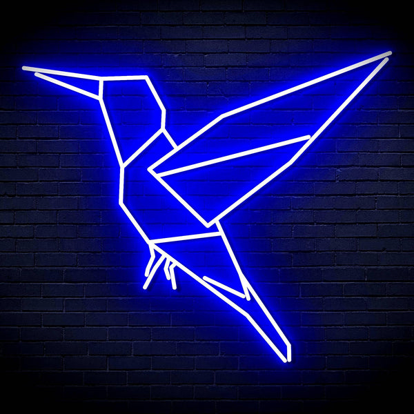 ADVPRO Origami Bird Ultra-Bright LED Neon Sign fn-i4096 - Blue