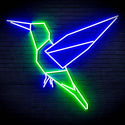 ADVPRO Origami Bird Ultra-Bright LED Neon Sign fn-i4096 - Green & Blue