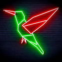 ADVPRO Origami Bird Ultra-Bright LED Neon Sign fn-i4096 - Green & Red
