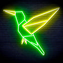 ADVPRO Origami Bird Ultra-Bright LED Neon Sign fn-i4096 - Green & Yellow