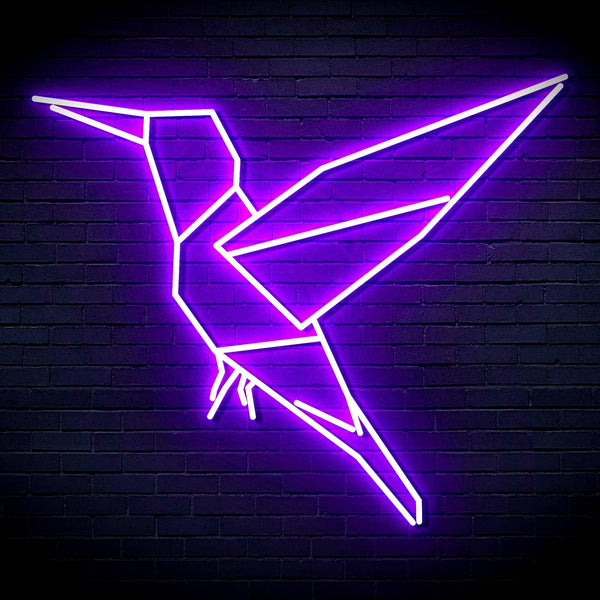 ADVPRO Origami Bird Ultra-Bright LED Neon Sign fn-i4096 - Purple