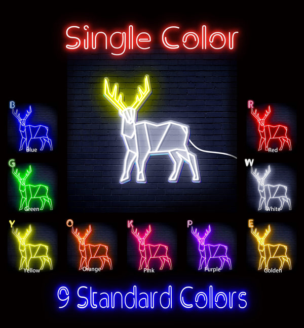 ADVPRO Origami Deer Ultra-Bright LED Neon Sign fn-i4097 - Classic