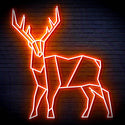 ADVPRO Origami Deer Ultra-Bright LED Neon Sign fn-i4097 - Orange