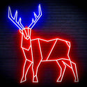 ADVPRO Origami Deer Ultra-Bright LED Neon Sign fn-i4097 - Red & Blue