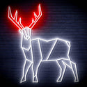 ADVPRO Origami Deer Ultra-Bright LED Neon Sign fn-i4097 - White & Red