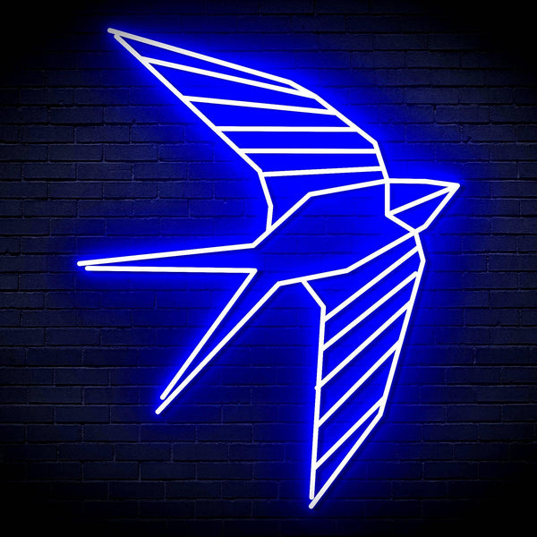 ADVPRO Origami Swallow Ultra-Bright LED Neon Sign fn-i4098 - Blue