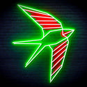 ADVPRO Origami Swallow Ultra-Bright LED Neon Sign fn-i4098 - Green & Red