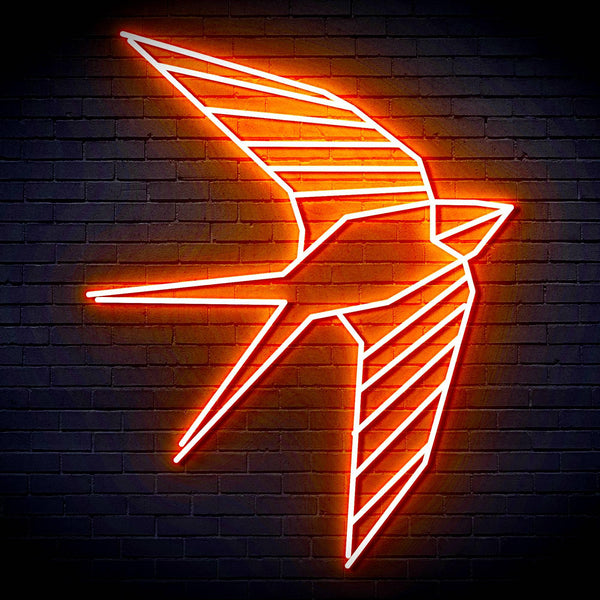 ADVPRO Origami Swallow Ultra-Bright LED Neon Sign fn-i4098 - Orange
