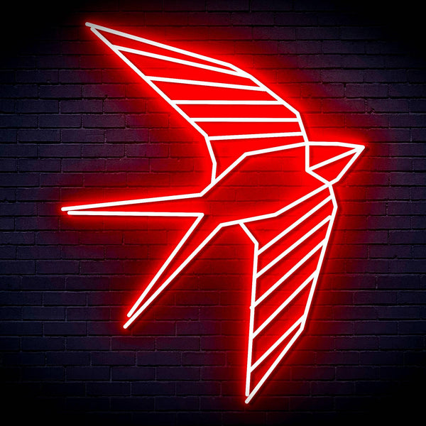 ADVPRO Origami Swallow Ultra-Bright LED Neon Sign fn-i4098 - Red