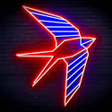 ADVPRO Origami Swallow Ultra-Bright LED Neon Sign fn-i4098 - Red & Blue