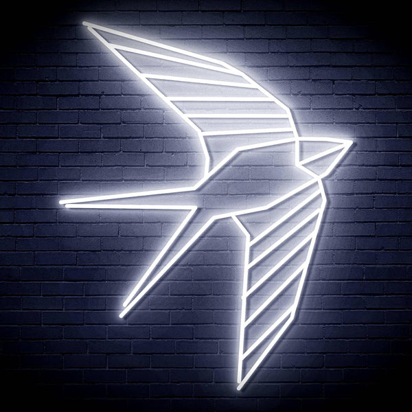 ADVPRO Origami Swallow Ultra-Bright LED Neon Sign fn-i4098 - White