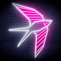 ADVPRO Origami Swallow Ultra-Bright LED Neon Sign fn-i4098 - White & Pink