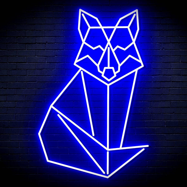 ADVPRO Origami Wolf Ultra-Bright LED Neon Sign fn-i4099 - Blue