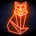 ADVPRO Origami Wolf Ultra-Bright LED Neon Sign fn-i4099 - Orange