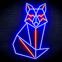ADVPRO Origami Wolf Ultra-Bright LED Neon Sign fn-i4099 - Red & Blue