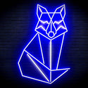 ADVPRO Origami Wolf Ultra-Bright LED Neon Sign fn-i4099 - White & Blue