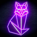 ADVPRO Origami Wolf Ultra-Bright LED Neon Sign fn-i4099 - White & Purple