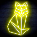 ADVPRO Origami Wolf Ultra-Bright LED Neon Sign fn-i4099 - White & Yellow