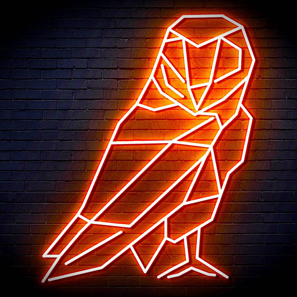 ADVPRO Origami Parrot Ultra-Bright LED Neon Sign fn-i4100 - Orange