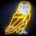 ADVPRO Origami Parrot Ultra-Bright LED Neon Sign fn-i4100 - White & Golden Yellow