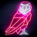 ADVPRO Origami Parrot Ultra-Bright LED Neon Sign fn-i4100 - White & Pink