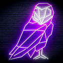 ADVPRO Origami Parrot Ultra-Bright LED Neon Sign fn-i4100 - White & Purple