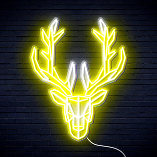 ADVPRO Origami Deer Head Face Ultra-Bright LED Neon Sign fn-i4101