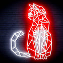 ADVPRO Origami Cat Ultra-Bright LED Neon Sign fn-i4102 - White & Red