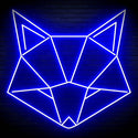 ADVPRO Origami Wolf Head Ultra-Bright LED Neon Sign fn-i4103 - Blue