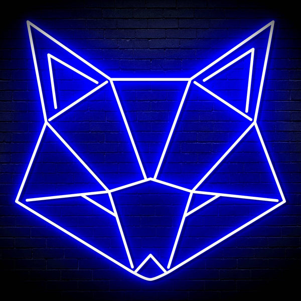 ADVPRO Origami Wolf Head Ultra-Bright LED Neon Sign fn-i4103 - Blue