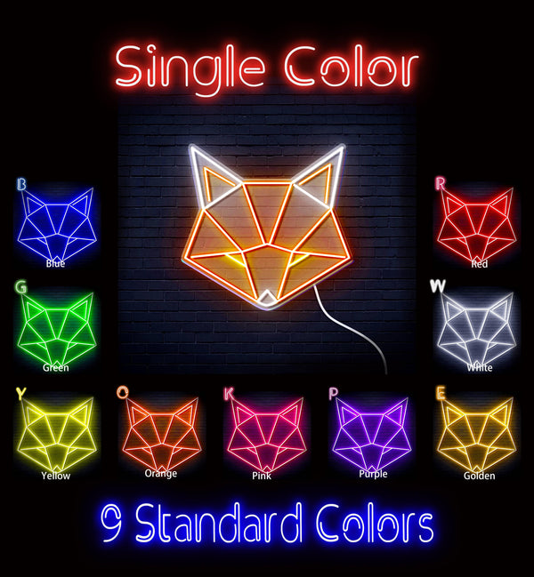 ADVPRO Origami Wolf Head Ultra-Bright LED Neon Sign fn-i4103 - Classic