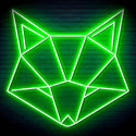 ADVPRO Origami Wolf Head Ultra-Bright LED Neon Sign fn-i4103 - Golden Yellow
