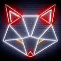 ADVPRO Origami Wolf Head Ultra-Bright LED Neon Sign fn-i4103 - Multi-Color 2