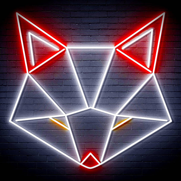 ADVPRO Origami Wolf Head Ultra-Bright LED Neon Sign fn-i4103 - Multi-Color 2