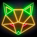 ADVPRO Origami Wolf Head Ultra-Bright LED Neon Sign fn-i4103 - Multi-Color 5