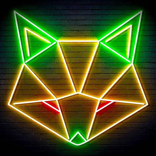 ADVPRO Origami Wolf Head Ultra-Bright LED Neon Sign fn-i4103 - Multi-Color 5