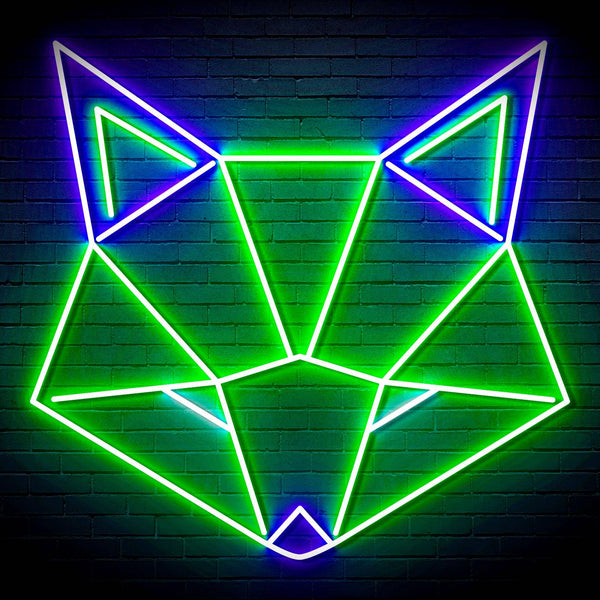 ADVPRO Origami Wolf Head Ultra-Bright LED Neon Sign fn-i4103 - Multi-Color 6