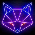 ADVPRO Origami Wolf Head Ultra-Bright LED Neon Sign fn-i4103 - Multi-Color 7