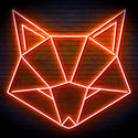 ADVPRO Origami Wolf Head Ultra-Bright LED Neon Sign fn-i4103 - Orange