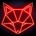 ADVPRO Origami Wolf Head Ultra-Bright LED Neon Sign fn-i4103 - Red