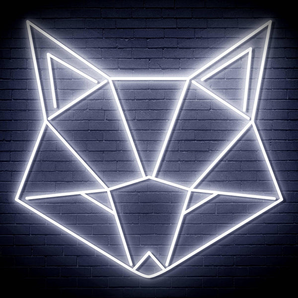 ADVPRO Origami Wolf Head Ultra-Bright LED Neon Sign fn-i4103 - White